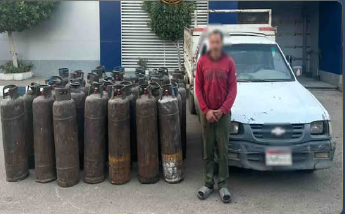 ضبط سائق بالدقهلية متهم بالاحتكار وبيع أسطوانات الغاز بسعر أعلى من الرسمي